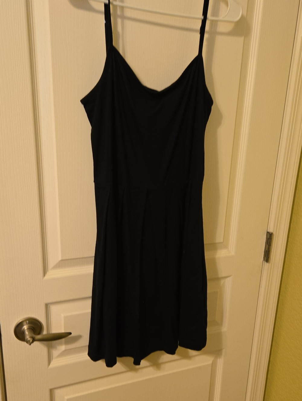 GAP Black Spaghetti-Strap Mini Dress W/Cute Mid Cover